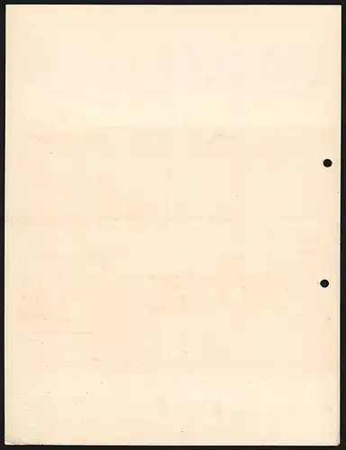 Rechnung Pfullingen 1906, Gebr. Burkhardt, Mech. Weberei, Das Hauptwerk in Pfullingen, die Filiale in Mössingen