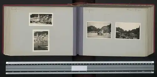 Fotoalbum mit 104 Fotografien, Ansicht Santa Margherita Ligure, Eden Hotel, V. Sella, Hafen, Rapello, Camogli, Venedig