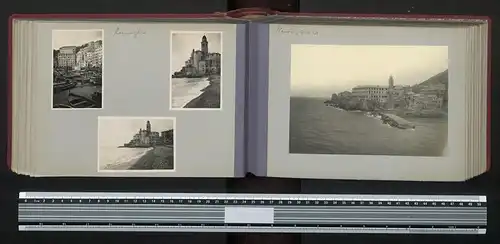 Fotoalbum mit 104 Fotografien, Ansicht Santa Margherita Ligure, Eden Hotel, V. Sella, Hafen, Rapello, Camogli, Venedig