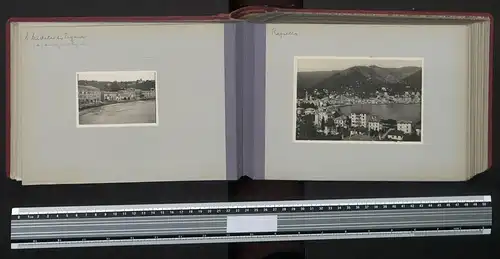 Fotoalbum mit 104 Fotografien, Ansicht Santa Margherita Ligure, Eden Hotel, V. Sella, Hafen, Rapello, Camogli, Venedig