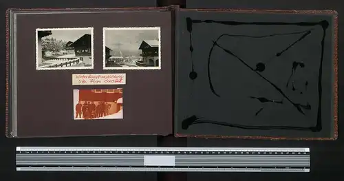 Fotoalbum mit 51 Fotografien, Bundeswehr 1956, Weidne / Oberpfalz, Lager Heuber, Splittertarn WH, Adolf Möll, Fernmelder