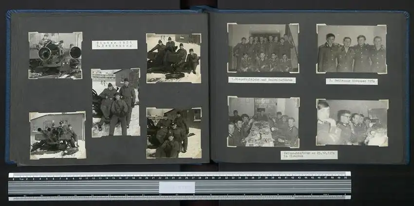 Fotoalbum mit 161 Fotografien, NVA Soldat, DDR, NVA-Flak, Soldatenleben, Uniform, Potsdam, Berlin, Bautzen 0
