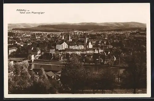 AK Aarau, Totalansicht vom Alpenzeiger