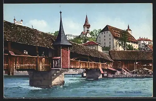 AK Luzern, Spreuerbrücke