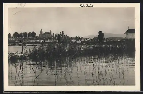 AK Rapperswil, Uferpartie mit Kirche