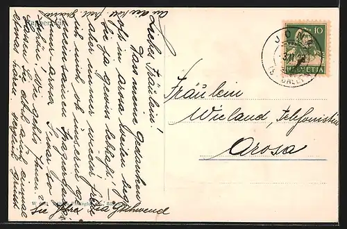 AK Rapperswil, Uferpartie mit Kirche