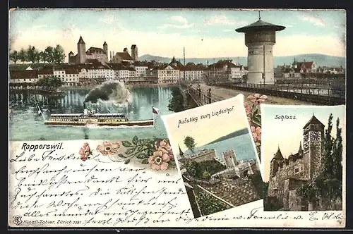 AK Rapperswil, Aufstieg zum Lindenhof, Schloss
