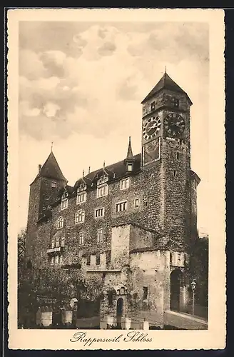 AK Rapperswil, Ansicht vom Schloss