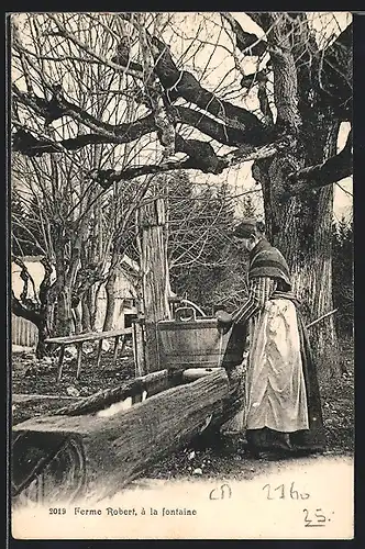 AK Gorgier, Ferme Robert, À la fontaine