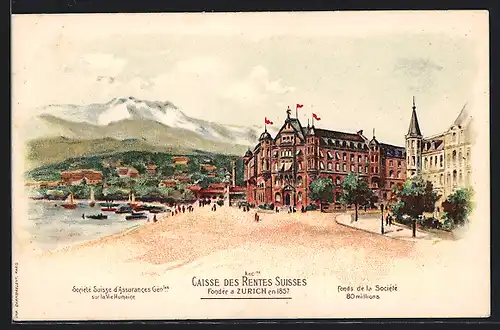 Künstler-AK Zürich, Caisse des Rentes Suisses