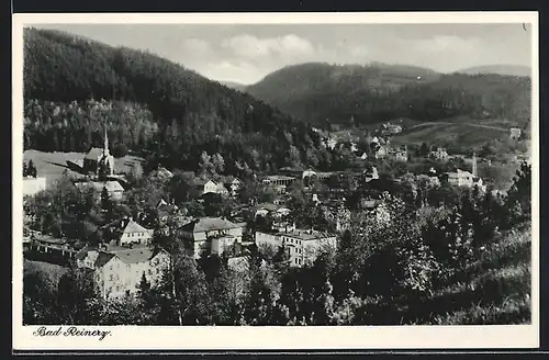 AK Bad Reinerz, Gesamtansicht aus der Vogelschau