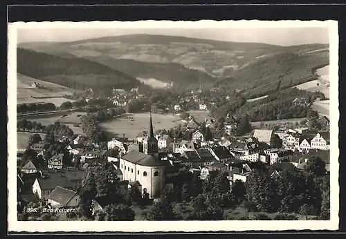 AK Bad Reinerz, Teilansicht mit Kirche