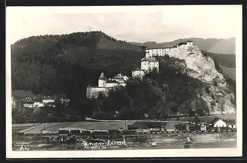 AK Oravsky Podzamok, Oravsky Zamok, Pohl`ad od Juhu