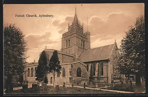 AK Aylesbury, Parish Church with Graveyard
