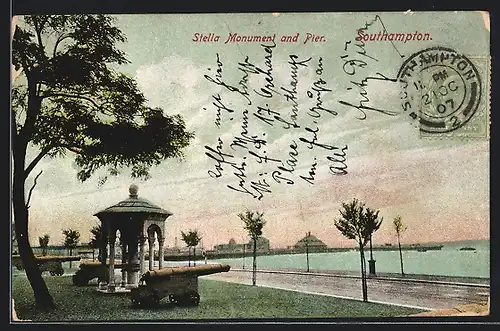 AK Southampton, Stella Monument and Pier