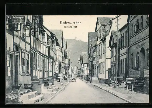 AK Bodenwerder a. d. Weser, Gasthof zur Weser in der Kleinestrasse