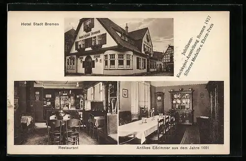 AK Achim b. Bremen, Hotel Stadt Bremen, Bes. H. Brockmann