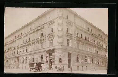 Foto-AK Wien, Bäckerei Ludwig Peisser, Beingasse