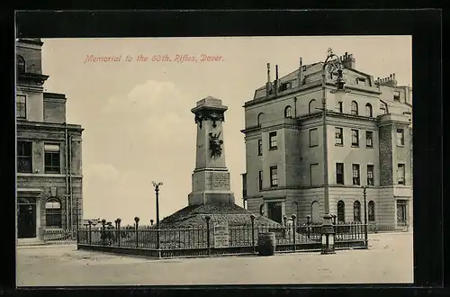 AK Dover, Memorial to the 60th. Rifles