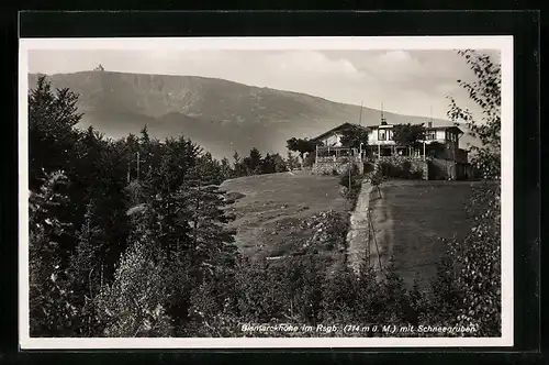 AK Bismarckhöhe im Rsgb., Ansicht mit Schneegruben