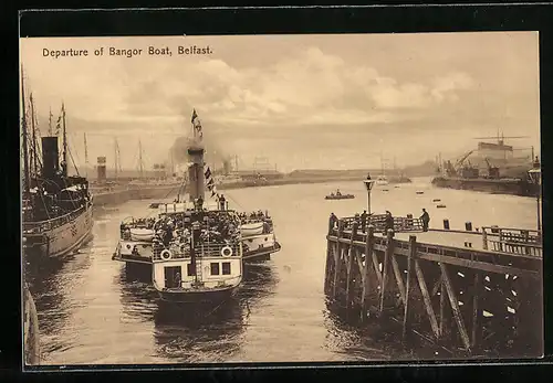 AK Belfast, Departure of Bangor Boat