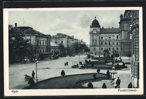 AK Györ, Vasútállomás