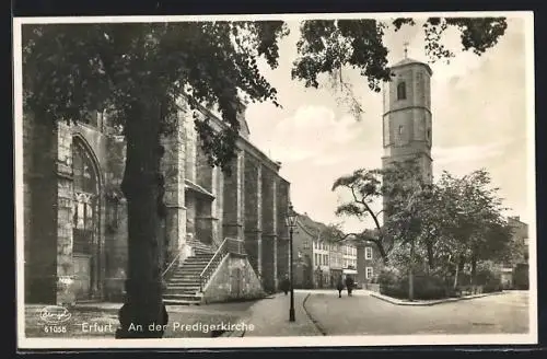 AK Erfurt, an der Predigerkirche