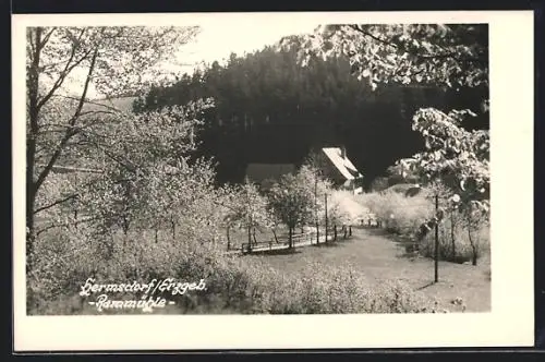 AK Hermsdorf /Erzg., Rammühle mit Umgebung