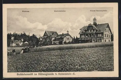 AK Hohenstein-Ernstthal /Sa., Bethlehemstift im Hüttengrunde