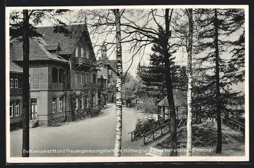 AK Hohenstein-Ernstthal, Bethlehemstift und Frauengenesungsheim im Hüttengrund