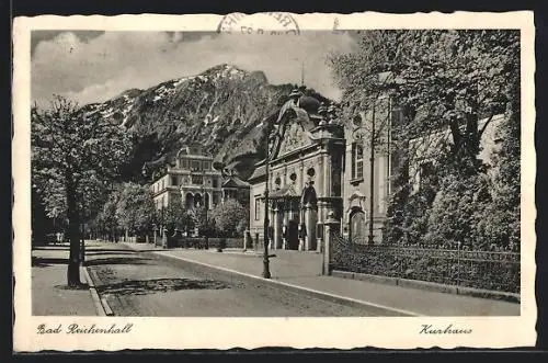 AK Bad Reichenhall, Kurhaus mit Strasse