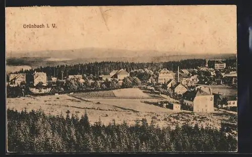 AK Grünbach i. V., Ortsansicht