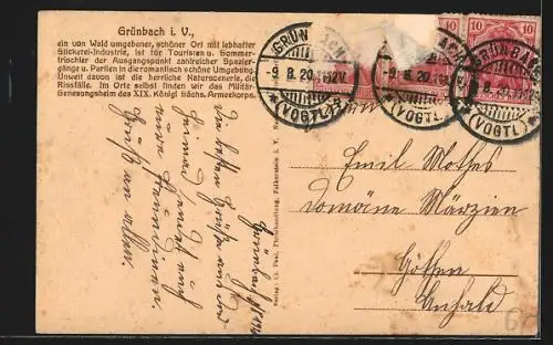 AK Grünbach i. V., Ortsansicht