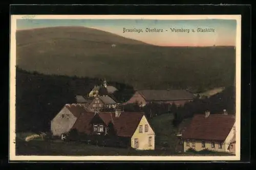AK Braunlage /Harz, Wurmberg und Glashütte