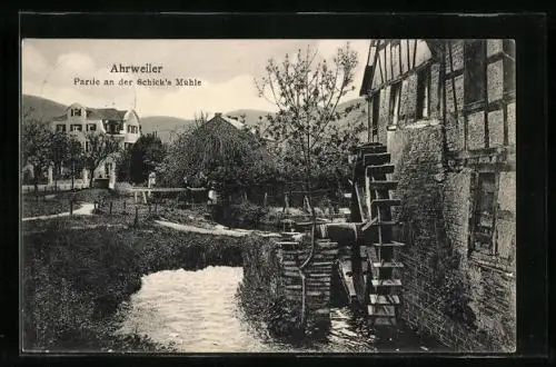 AK Ahrweiler, Partie an der Schicks Mühle