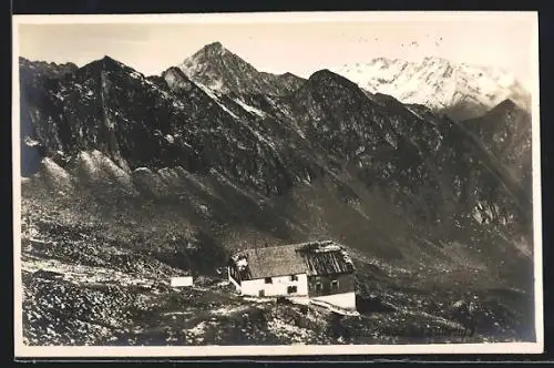 AK Edel-Hütte, Berghütte auf der Ahornspitze des Deutsch-Österreichischen Alpen-Vereins