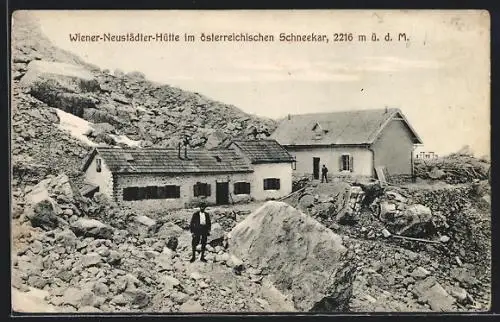 AK Wiener-Neustädter-Hütte, Partie im österreichischen Schneekar