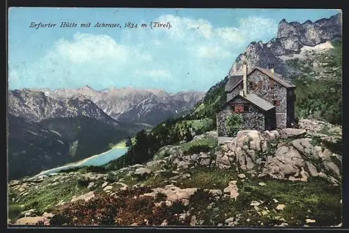 AK Erfurter Hütte mit Achensee