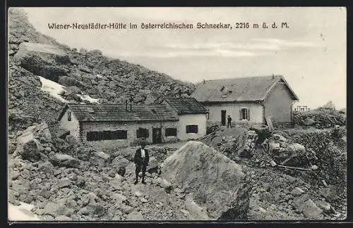 AK Wiener-Neustädter-Hütte, Partie im österreichischen Schneekar