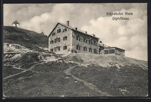 AK Gipfelhaus auf dem Kitzbüheler Horn, Berghütte