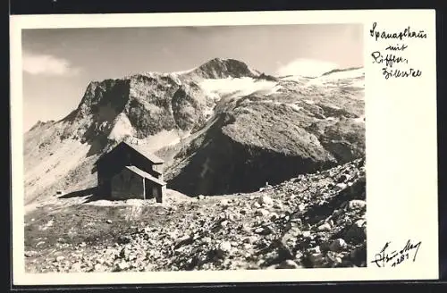 AK Spanaglhaus, Berghütte mit Riffler