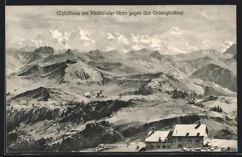 AK Kitzbüheler Horn, Panorama mit Grossglockner