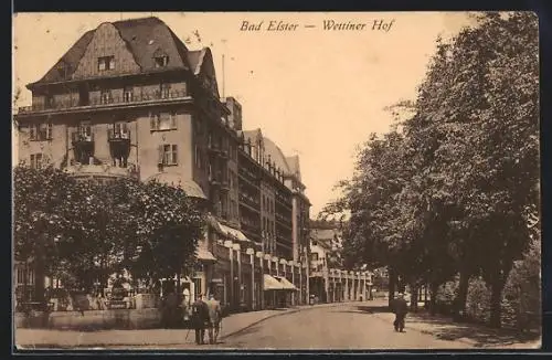 AK Bad Elster, Hotel Wettiner Hof
