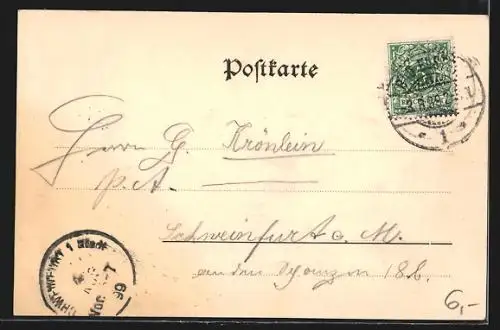 AK Bad Elster, Totalansicht mit Fernblick