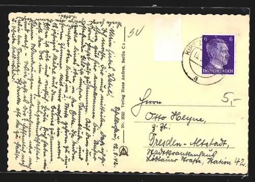 AK Schellerhau /Erzgeb., Ortsansicht mit Feldern