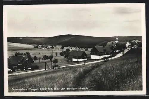 AK Schellerhau, Blick von der Kammbaude