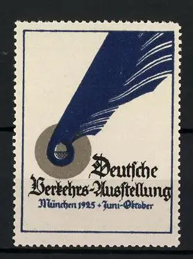 Reklamemarke München, Deutsche Verkehrs-Ausstellung 1925, Messelogo