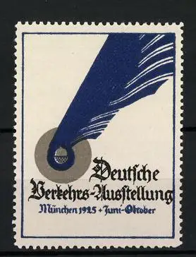 Reklamemarke München, Deutsche Verkehrs-Ausstellung 1925, Messelogo