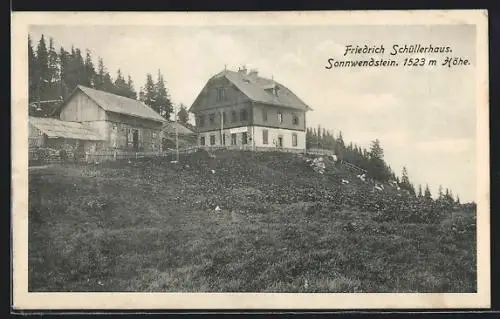 AK Friedrich-Schüler-Alpenhaus, Berghütten auf dem Sonnwendstein