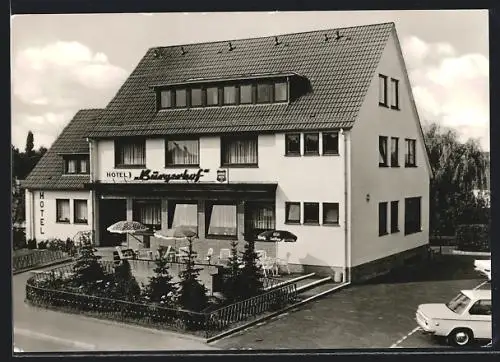 AK Rotenburg / Wümme, Hotel Bürgerhof, Bes. F. E. Rudolph